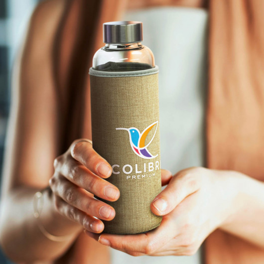 Jute Sleeve Glass Bottles Lifestyle
